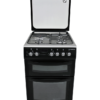ARMCO GC-F6631LX3D2(BK) - 3 Gas(1 WOK), 1 Electric, 60x60 Double Oven Gas Cooker