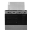 VON Cooker 4 Gas + 2 Electric, cylinder compartment - VAC9S042CS Silver