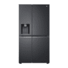LG GC-J257SQRS Side by Side Fridge, UVnano Dispenser, Matte Black Finish - 635(L)