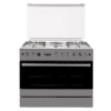 VON Cooker 4 Gas + 2 Electric, wide oven - VAC9F042WX Semi inox