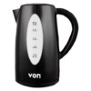 Von VSKL03BNK Cordless Kettle , 3L - Black