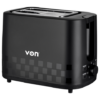 Von VSTP02MDK 2 Slice Toaster - Black