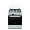 SIMFER Cooker 4 Gas + Electric oven - 6402NEI - Semi inox