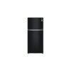 LG GN-C702SGGU Refrigerator, Top Mount Freezer, 506L - Black
