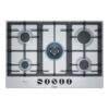 Bosch PCQ7A5B90 5 Gas Stainless Steel Hob - 75 CM