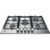 Ariston PPH 75G D/IX 5 Gas Stainless Steel Hob - 75 CM