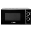 Von VAMS-20MGS Microwave Oven Solo 20L - Silver