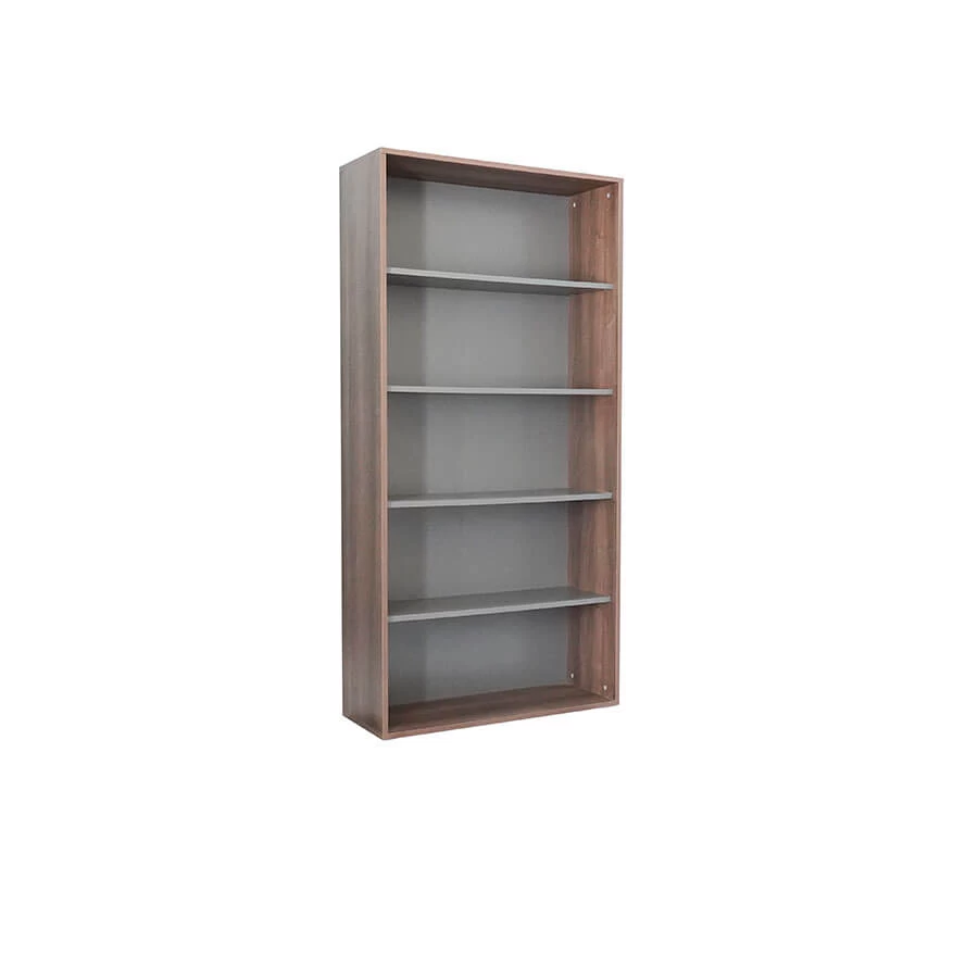 Bofa Bookcase 1800 AmericanWalnut/StormGrey